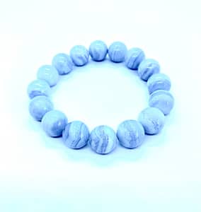 Blue lace agate bracelet 2