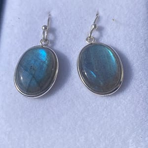 Labradorite earrings
