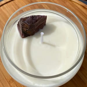 Black cherry candle large