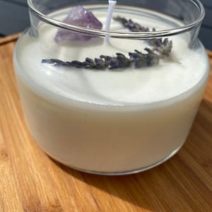 Lavender candle large 2