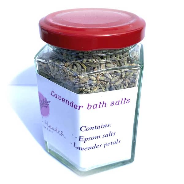 Homemade bath salt lavender product image