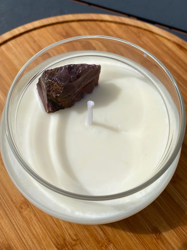 Black cherry candle large
