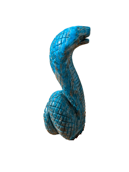 Blue apatite snake 2