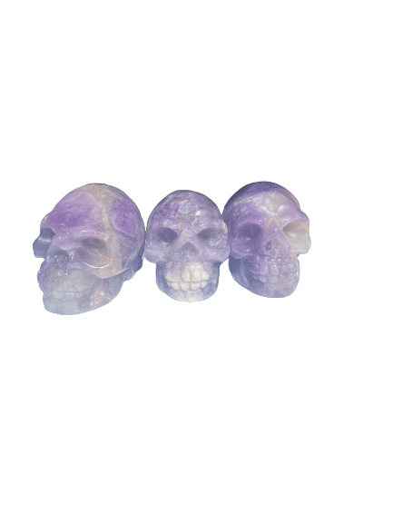 Mini amethyst skulls 1