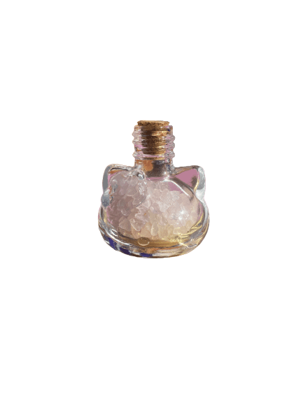 Cat shaped - rose quartz