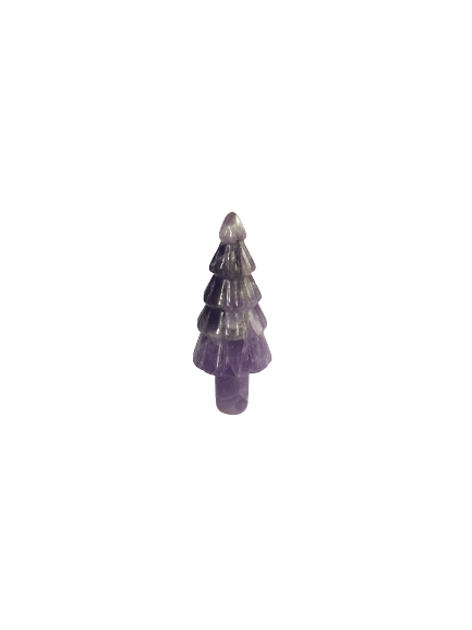 Mini Christmas trees - amethyst