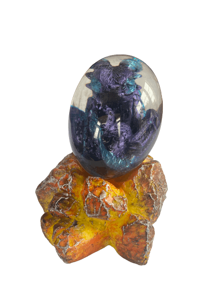 Resin Dragon Eggs - blue2