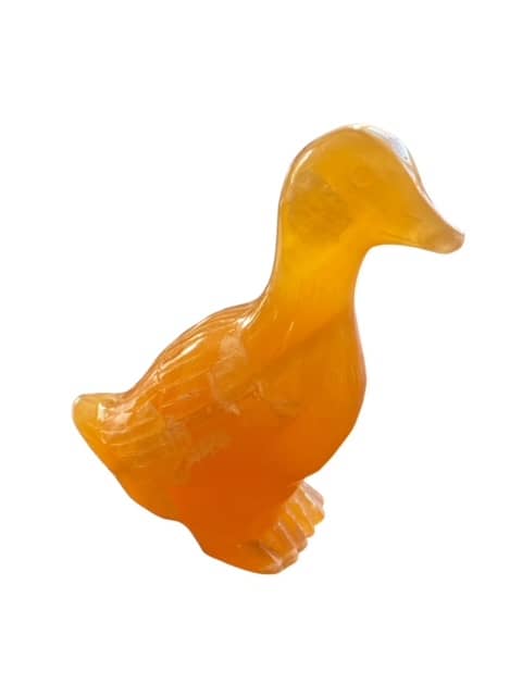Large calcite crystal duck 1